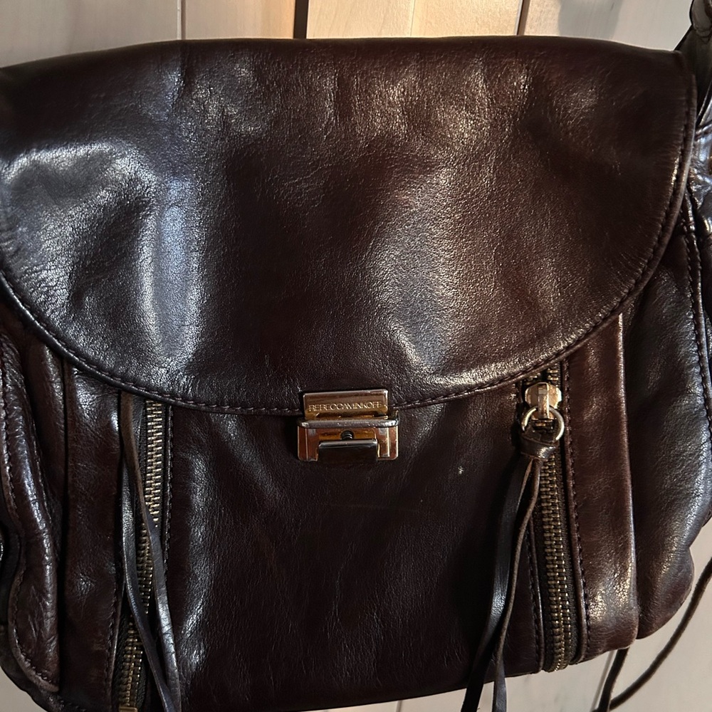 Rebecca Minkoff dark brown leather  Crossbody Bag